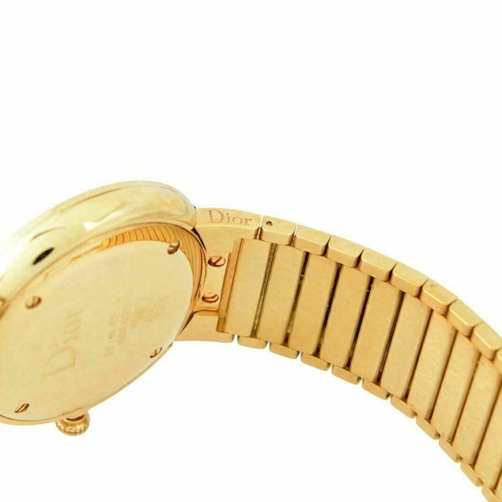 Christian Dior Malachite Dial Swiss Gold Watch - Picture 2 of 6